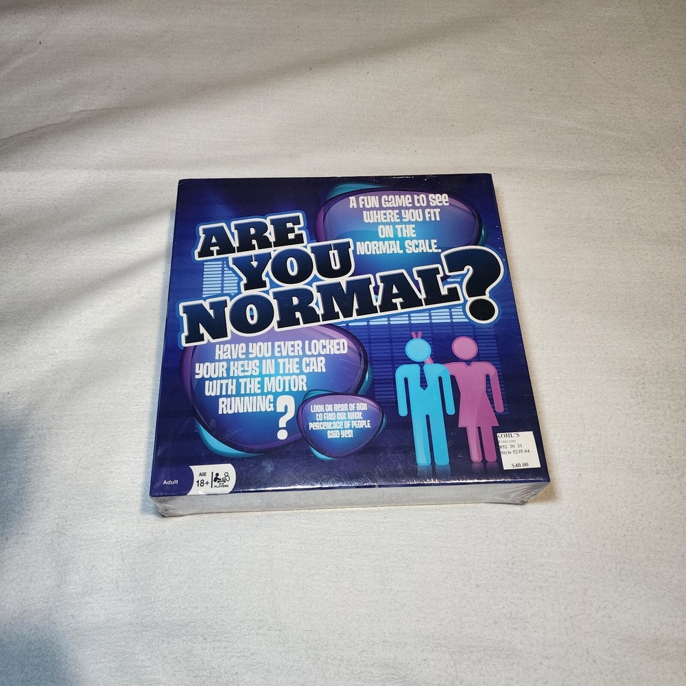 Are You Normal? ADULT 18+ Party Board‎ Game Brand New Sealed